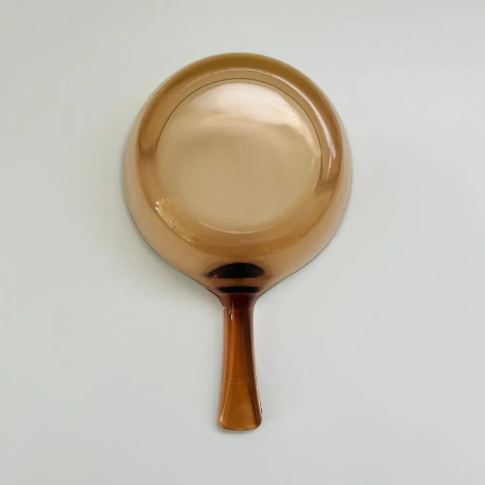 CORNING VISION Amber Glass 0.5L Sauce Pan Pot With Lid P81C